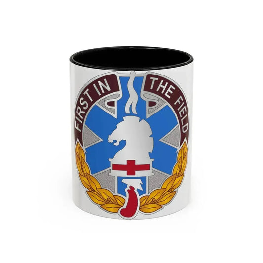 302 Field Hospital (U.S. Army) Accent Coffee Mug 11oz Black - Go Mug Yourself