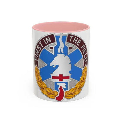 302 Field Hospital (U.S. Army) Accent Coffee Mug 11oz Pink - Go Mug Yourself
