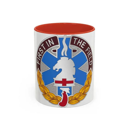 302 Field Hospital (U.S. Army) Accent Coffee Mug 11oz Red - Go Mug Yourself