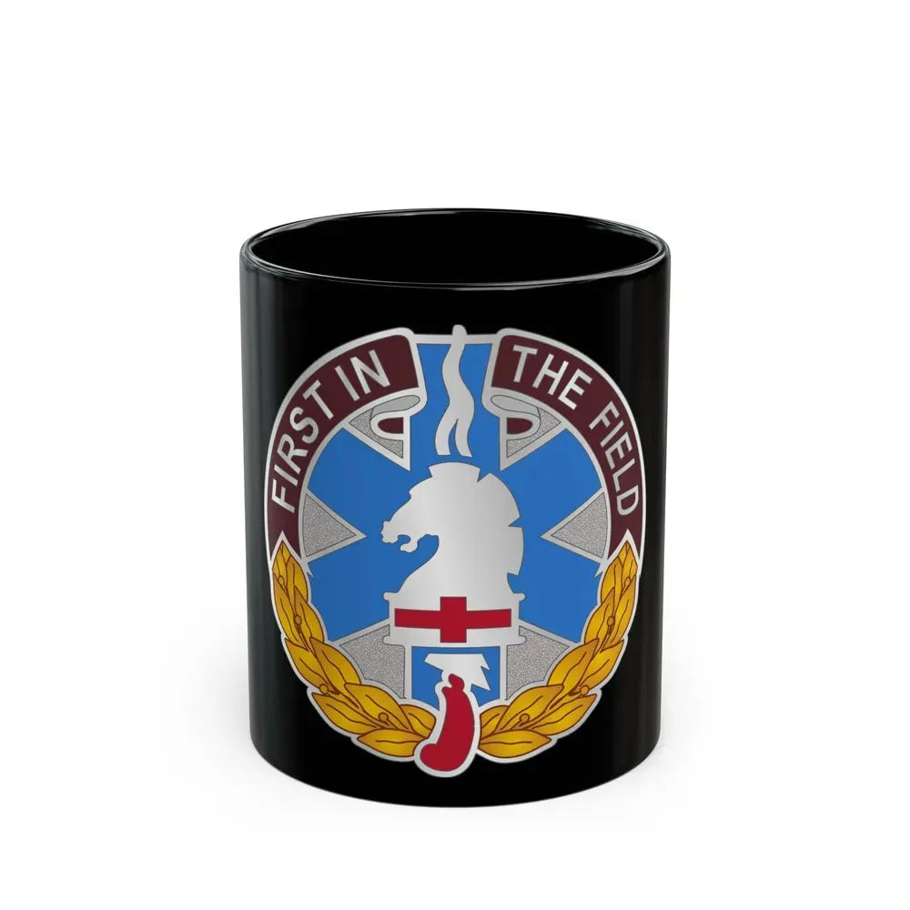 302 Field Hospital (U.S. Army) Black Coffee Mug 11oz - Go Mug Yourself
