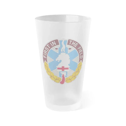 302 Field Hospital (U.S. Army) Frosted Pint Glass 16oz Default Title - Go Mug Yourself