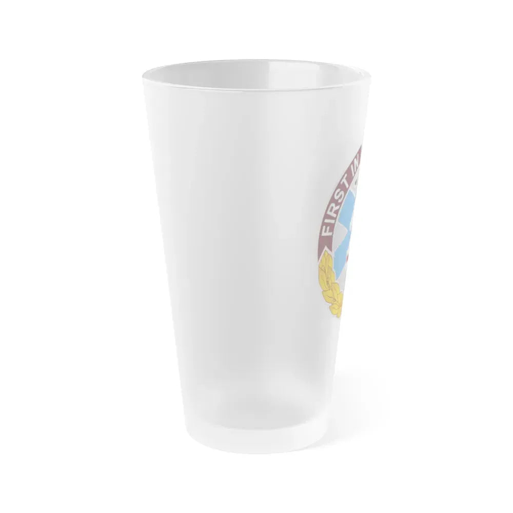 302 Field Hospital (U.S. Army) Frosted Pint Glass 16oz - Go Mug Yourself