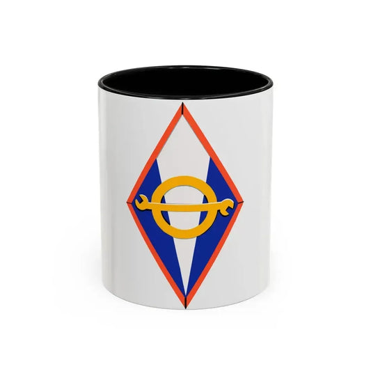 302 Force Support Squadron AFRC (U.S. Air Force) Accent Coffee Mug 11oz Black - Go Mug Yourself
