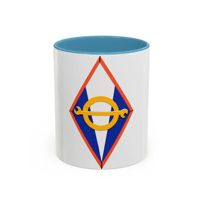 302 Force Support Squadron AFRC (U.S. Air Force) Accent Coffee Mug 11oz Light Blue - Go Mug Yourself