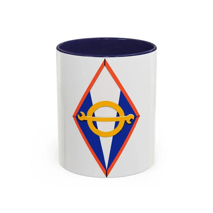 302 Force Support Squadron AFRC (U.S. Air Force) Accent Coffee Mug 11oz Navy - Go Mug Yourself