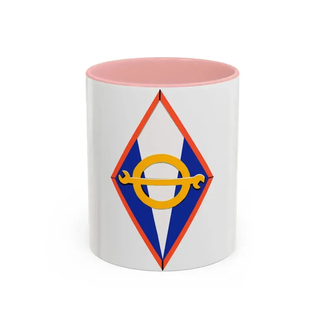 302 Force Support Squadron AFRC (U.S. Air Force) Accent Coffee Mug 11oz Pink - Go Mug Yourself