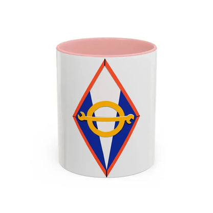 302 Force Support Squadron AFRC (U.S. Air Force) Accent Coffee Mug 11oz Pink - Go Mug Yourself