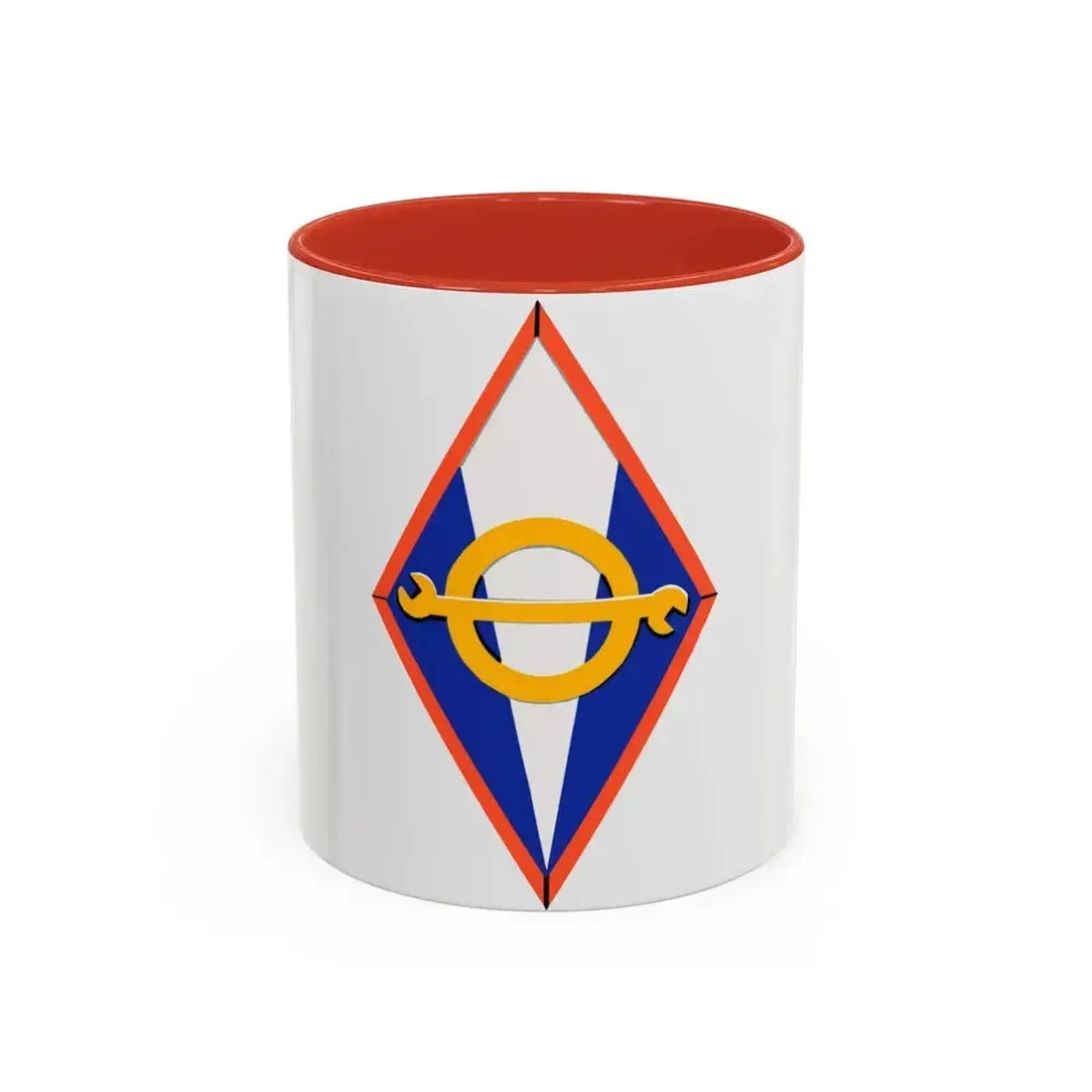 302 Force Support Squadron AFRC (U.S. Air Force) Accent Coffee Mug 11oz Red - Go Mug Yourself