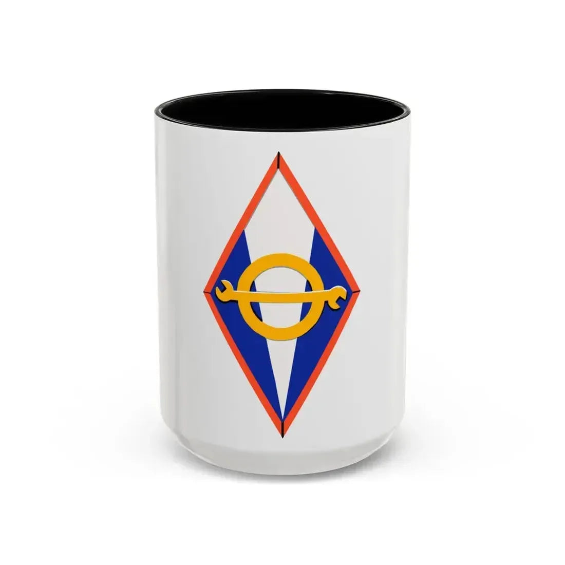 302 Force Support Squadron AFRC (U.S. Air Force) Accent Coffee Mug 15oz Black - Go Mug Yourself