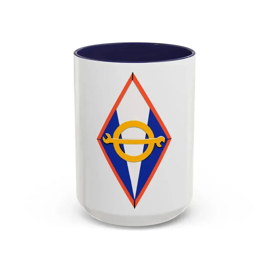 302 Force Support Squadron AFRC (U.S. Air Force) Accent Coffee Mug 15oz Navy - Go Mug Yourself