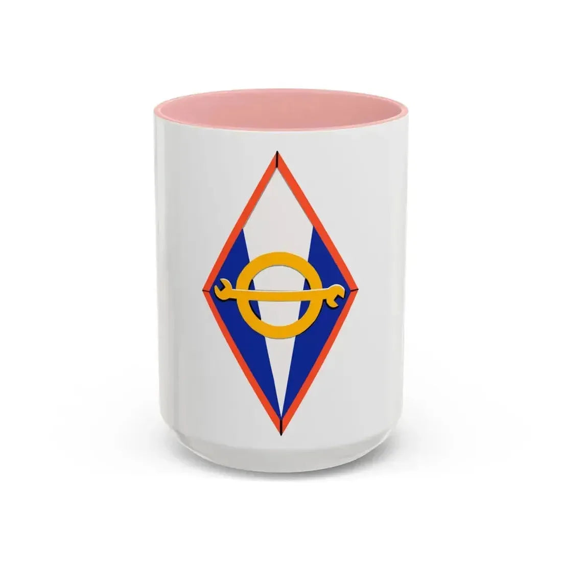 302 Force Support Squadron AFRC (U.S. Air Force) Accent Coffee Mug 15oz Pink - Go Mug Yourself