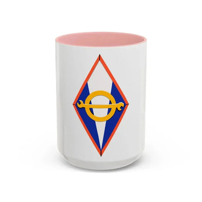 302 Force Support Squadron AFRC (U.S. Air Force) Accent Coffee Mug 15oz Pink - Go Mug Yourself