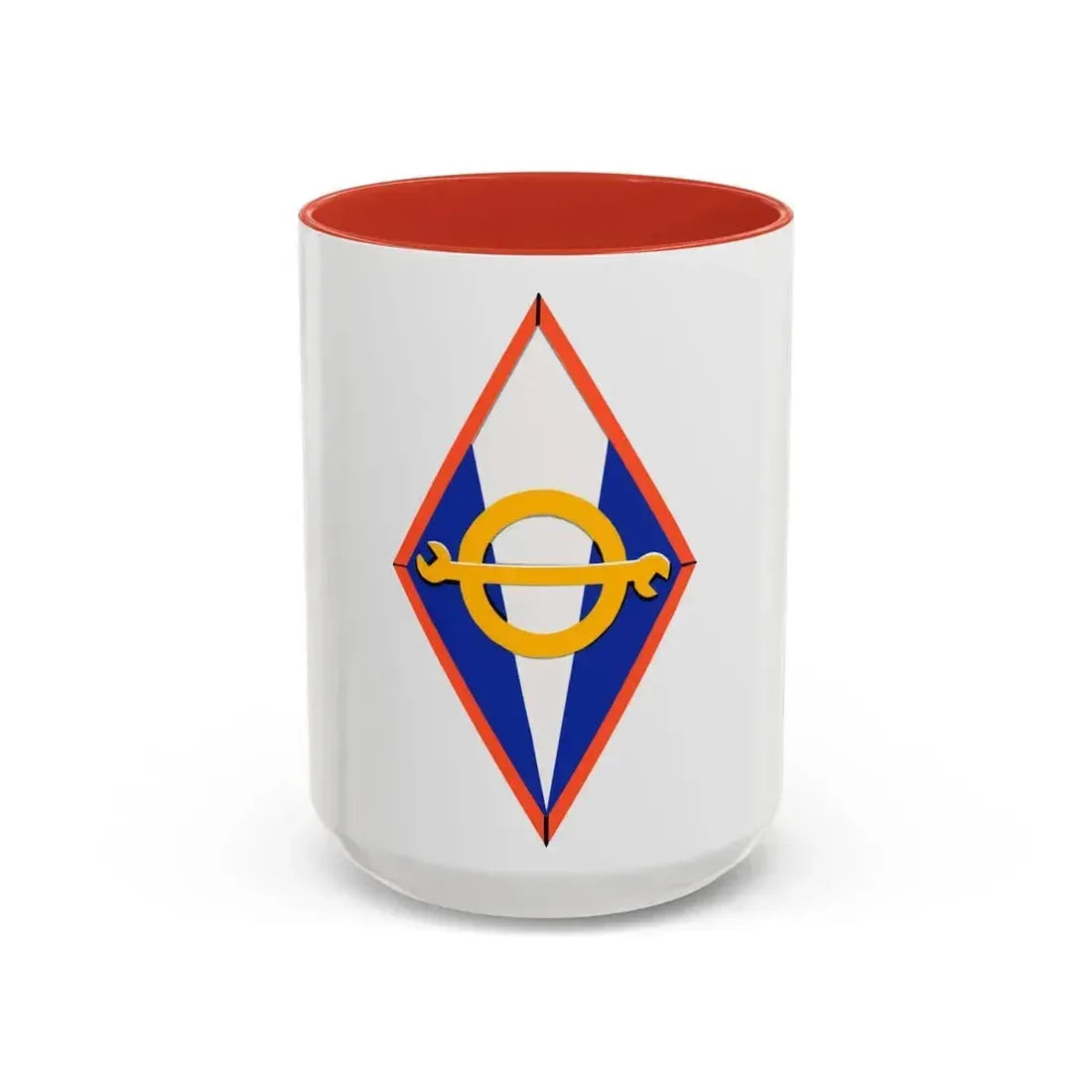 302 Force Support Squadron AFRC (U.S. Air Force) Accent Coffee Mug 15oz Red - Go Mug Yourself