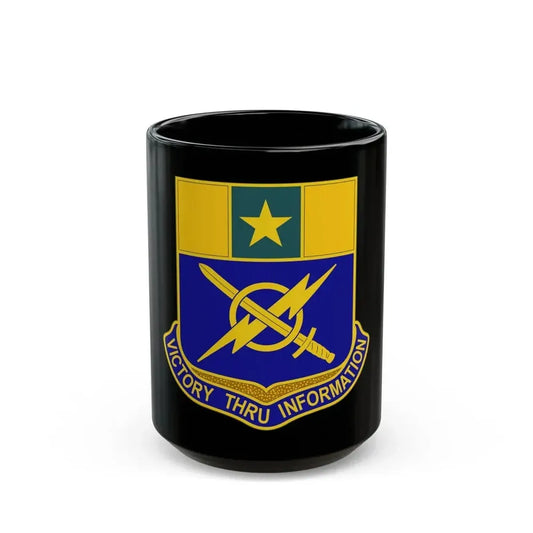 302 Information Operations Battalion (U.S. Army) Black Coffee Mug 15oz - Go Mug Yourself