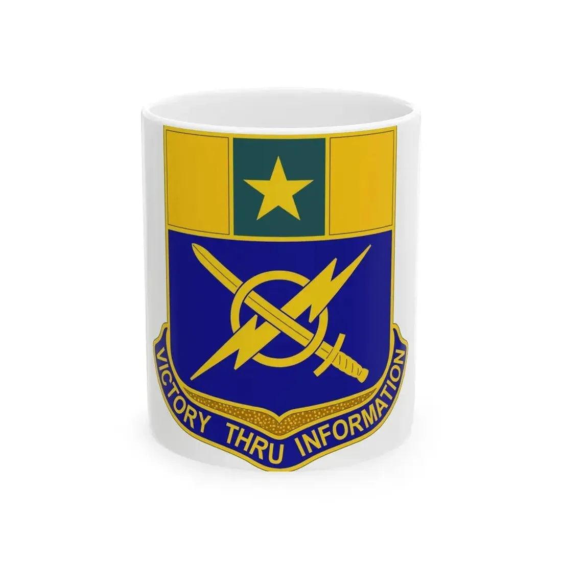 302 Information Operations Battalion (U.S. Army) White Coffee Mug 11oz - Go Mug Yourself