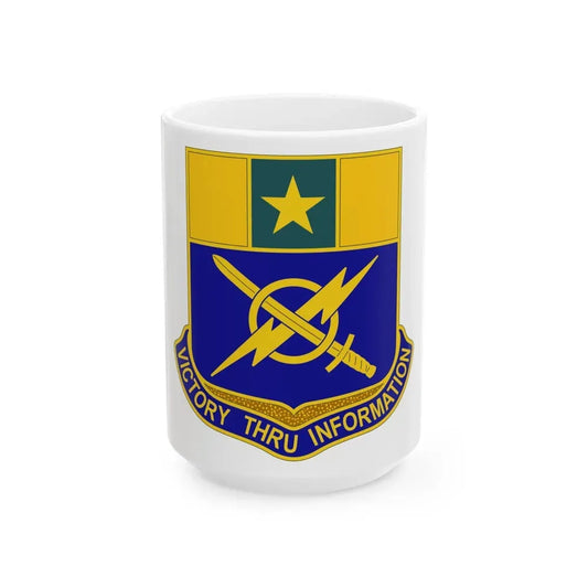 302 Information Operations Battalion (U.S. Army) White Coffee Mug 15oz - Go Mug Yourself