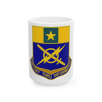 302 Information Operations Battalion (U.S. Army) White Coffee Mug 15oz - Go Mug Yourself