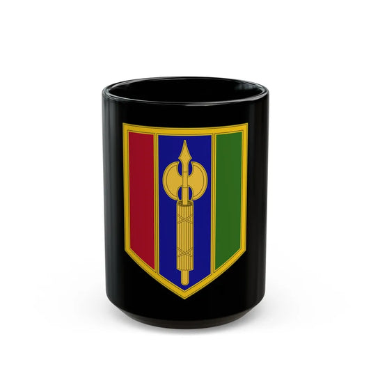 302 Maneuver Enhancement Brigade (U.S. Army) Black Coffee Mug-15oz-Go Mug Yourself