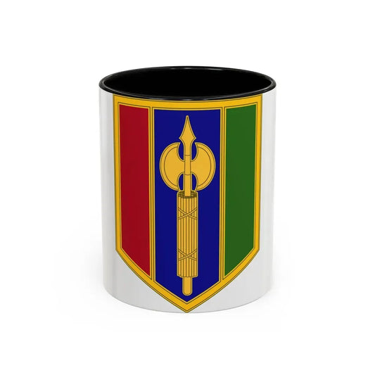 302 Maneuver Enhancement Brigade (U.S. Army) Accent Coffee Mug 11oz Black - Go Mug Yourself