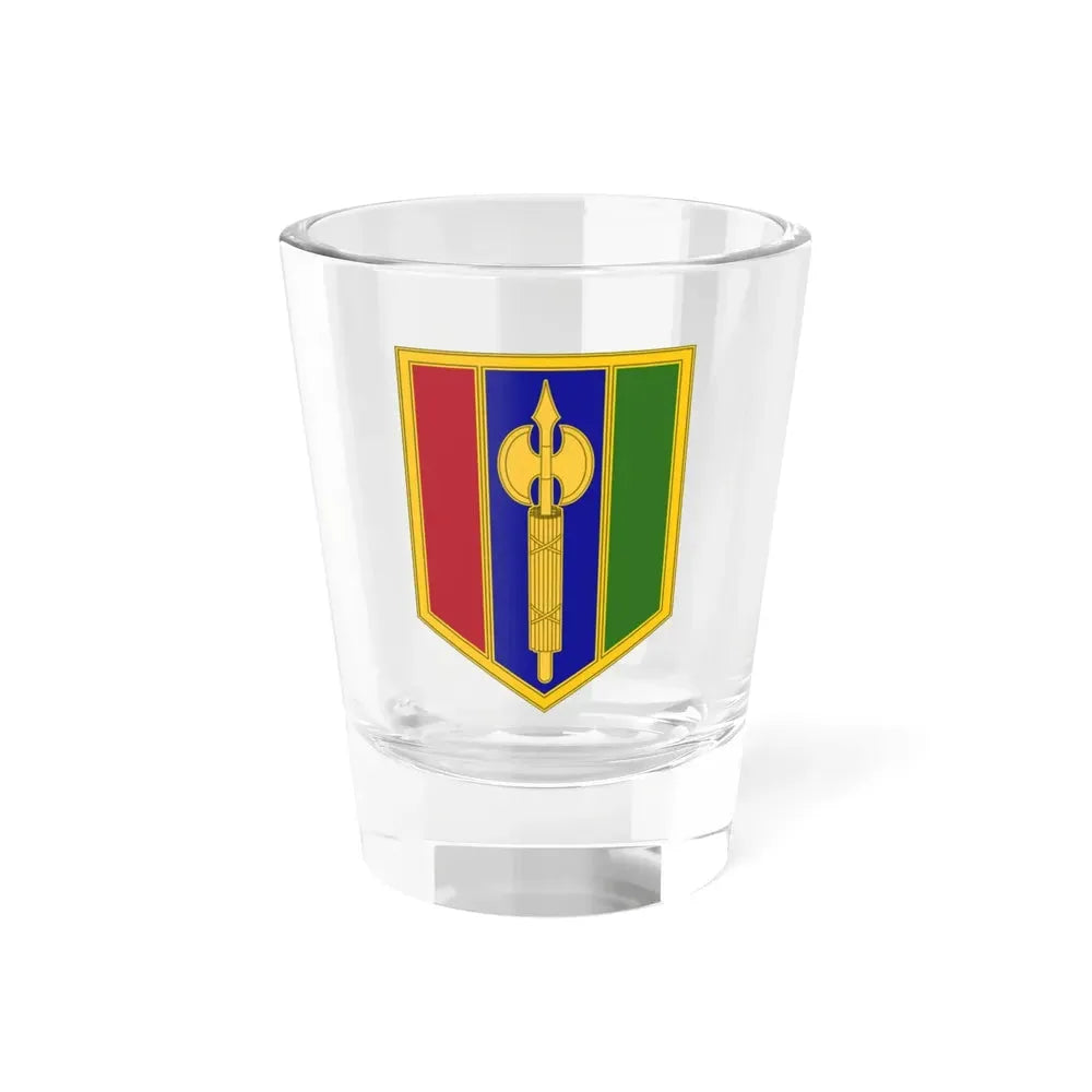 302 Maneuver Enhancement Brigade (U.S. Army) Shot Glass 1.5oz 1.5oz - Go Mug Yourself
