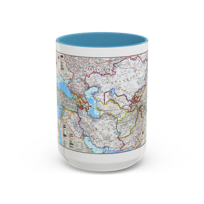 Caspian Region- Promise and Peril (1999) (Map) Accent Coffee Mug