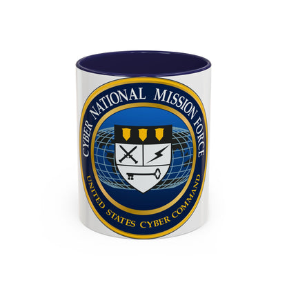 Cyber National Mission Force (U.S. Army) Accent Coffee Mug