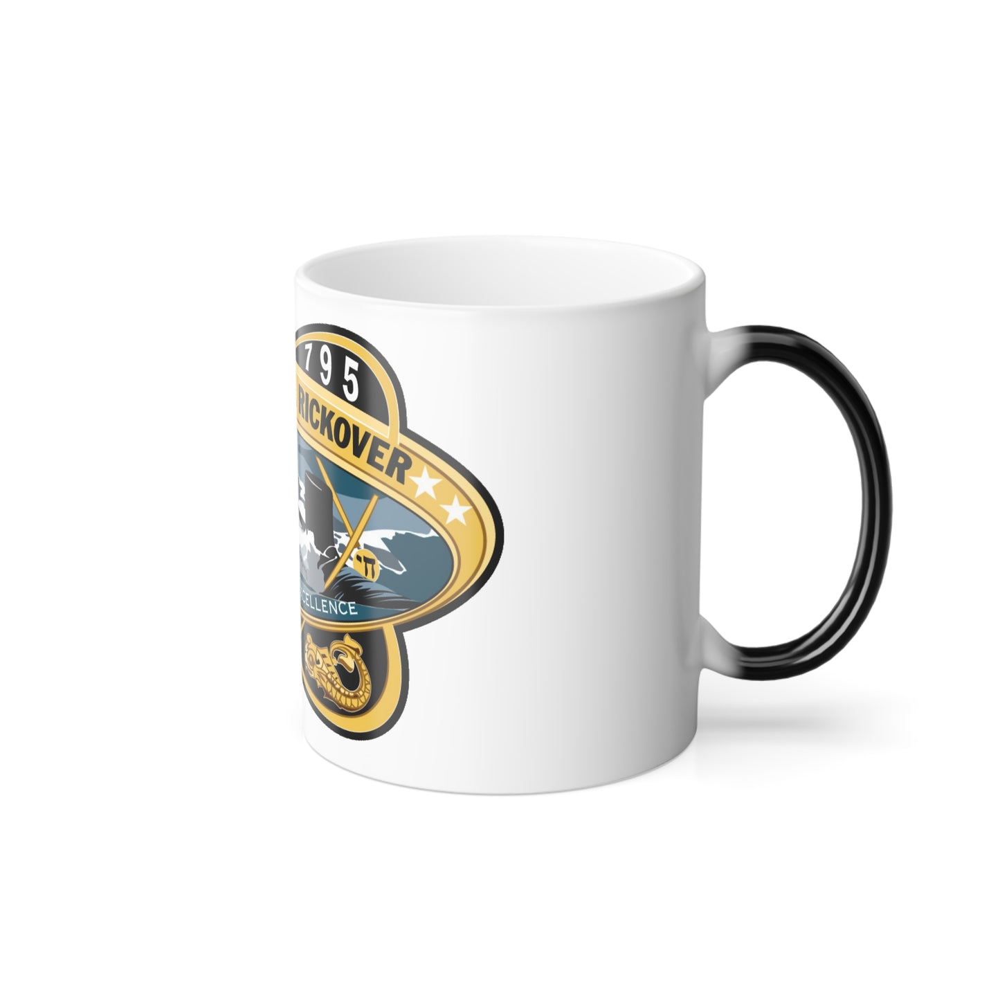 USS Hyman G Rickover SSN 795 (U.S. Navy) Color Changing Mug 11oz