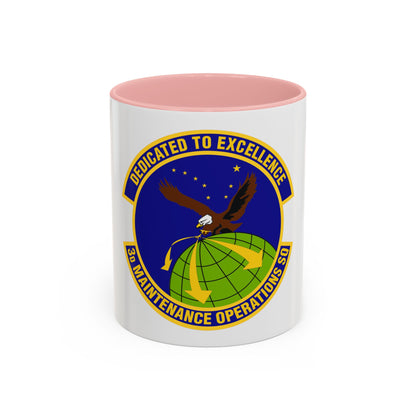 3d Maintenance Operations Squadron (U.S. Air Force) Accent Coffee Mug