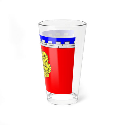 Flag Dubrovka Leningrad oblast (Russia) Pint Glass 16oz