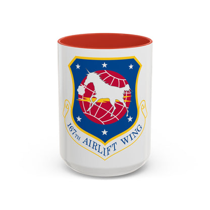 167th Airlift Wing (U.S. Air Force) Accent Coffee Mug