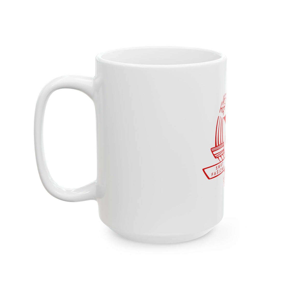 Emblem of the State Anti-fascist Council for the National Liberation of Croatia - White Coffee Mug