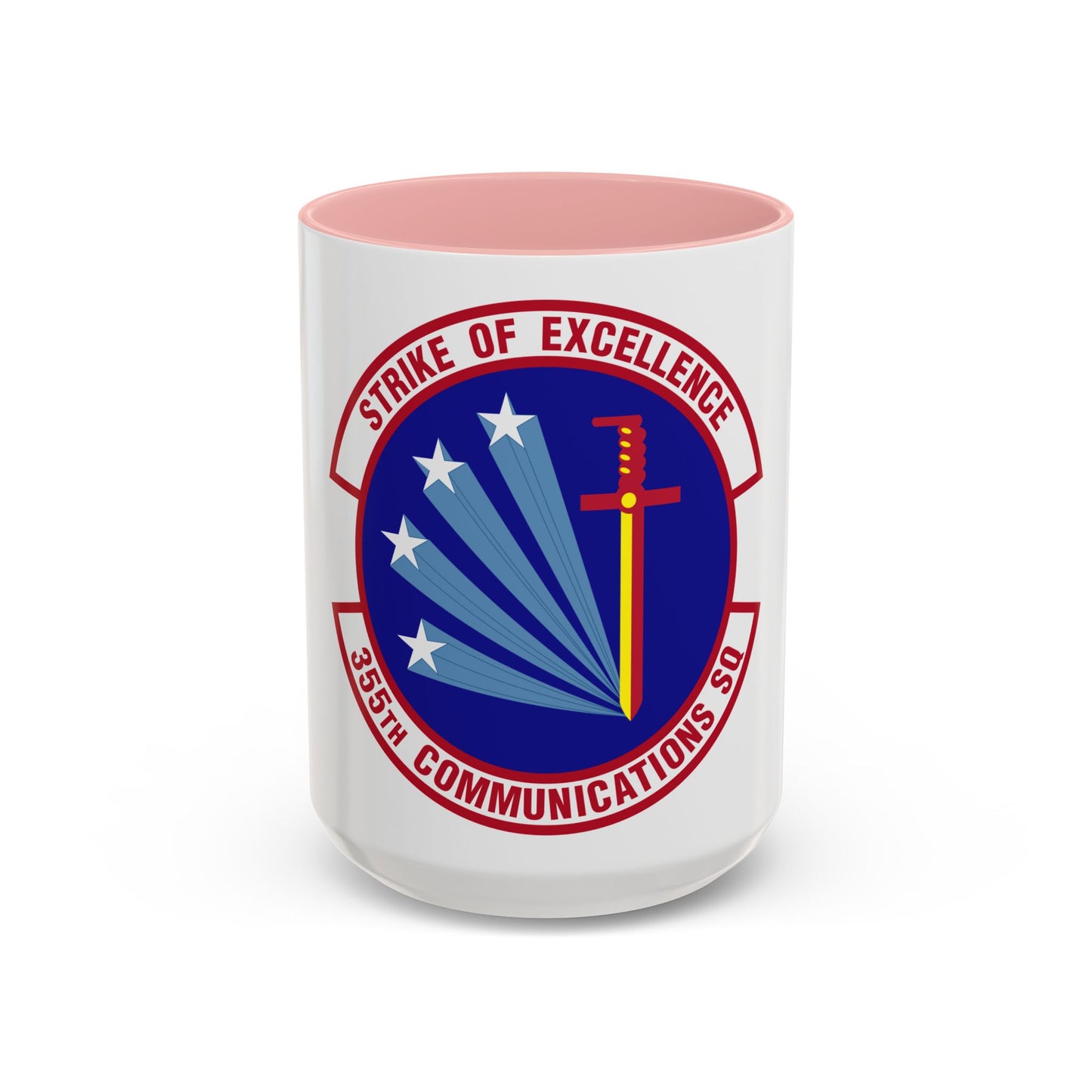 355 Communications Squadron ACC (U.S. Air Force) Accent Coffee Mug