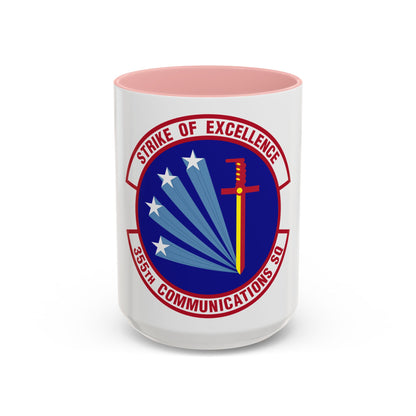 355 Communications Squadron ACC (U.S. Air Force) Accent Coffee Mug