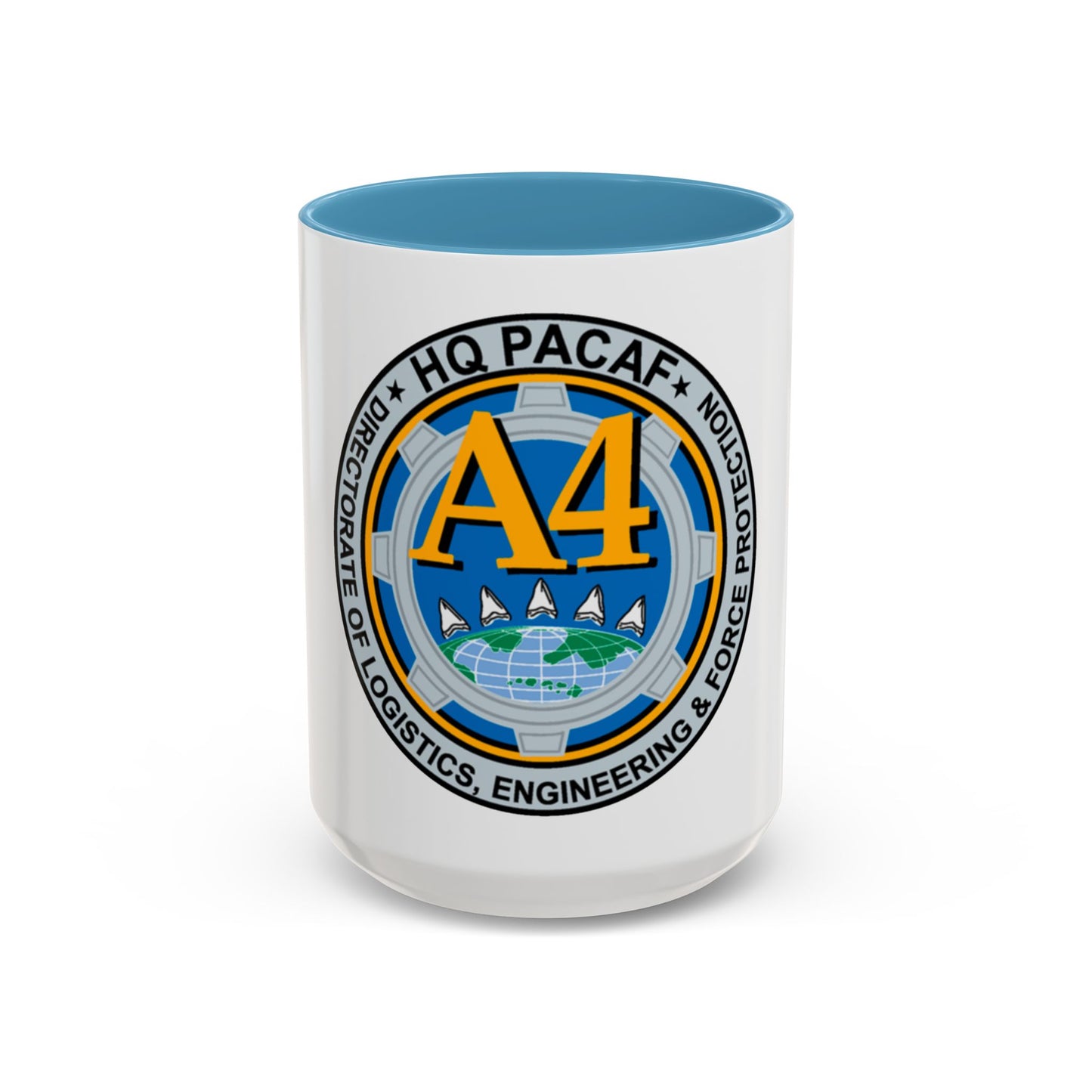HQ PACAF A4 (U.S. Air Force) Accent Coffee Mug
