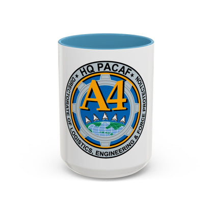 HQ PACAF A4 (U.S. Air Force) Accent Coffee Mug