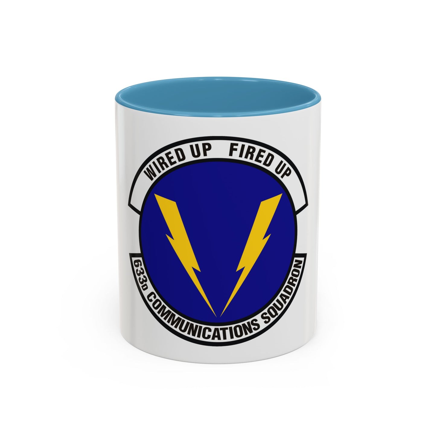 633d Communications Squadron (U.S. Air Force) Accent Coffee Mug