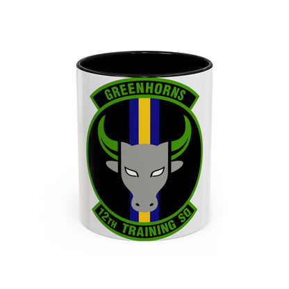 12 Training Sq AETC (U.S. Air Force) Accent Coffee Mug