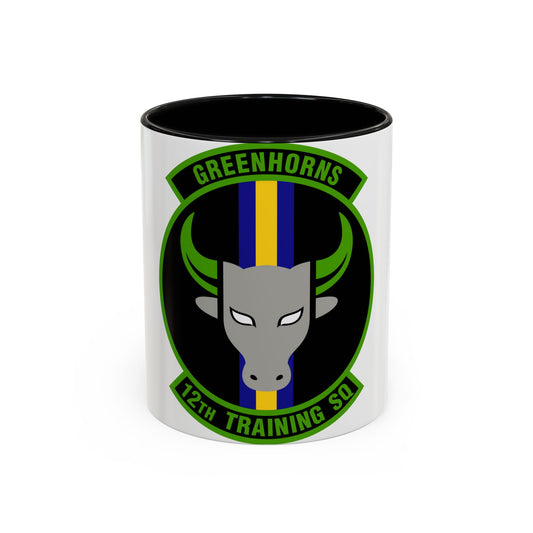 12 Training Sq AETC (U.S. Air Force) Accent Coffee Mug