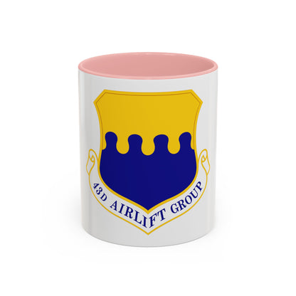 43d Airlift Group (U.S. Air Force) Accent Coffee Mug