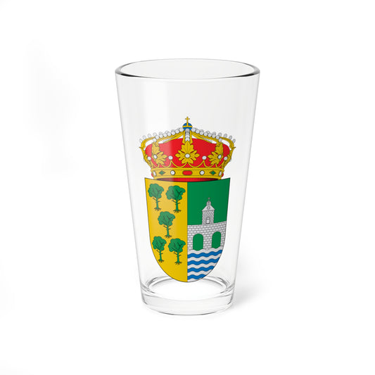 Escudo de Pinos Puente (Spain) (Coat of Arms) Pint Glass 16oz