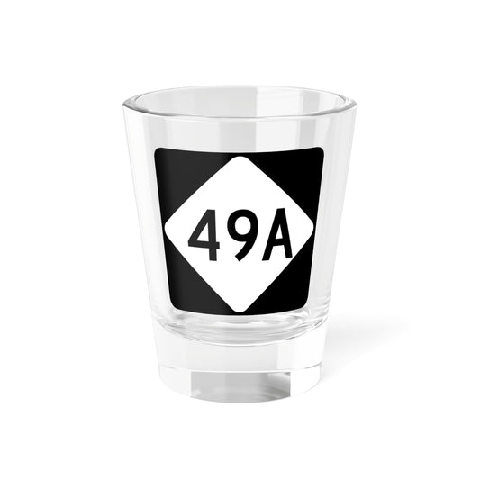NC 49A (North Carolina) (Road Sign) Shot Glass 1.5oz