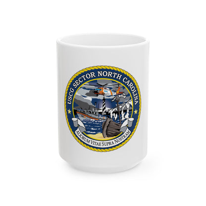 USCG Secctor North Carolina (U.S. Coast Guard) White Coffee Mug