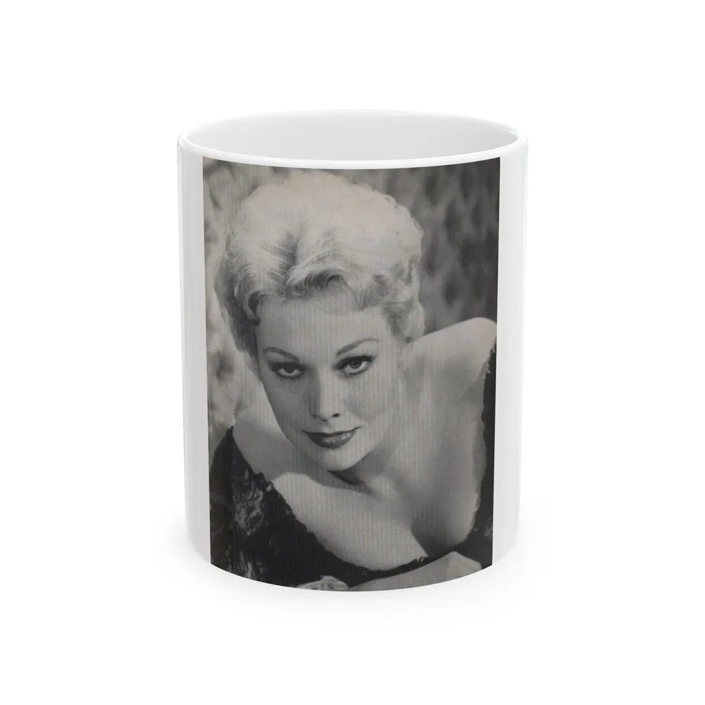 Kim Novak #186 - Scanned Mag. 66 Photos (Vintage Female Icon) White Coffee Mug-11oz-Go Mug Yourself