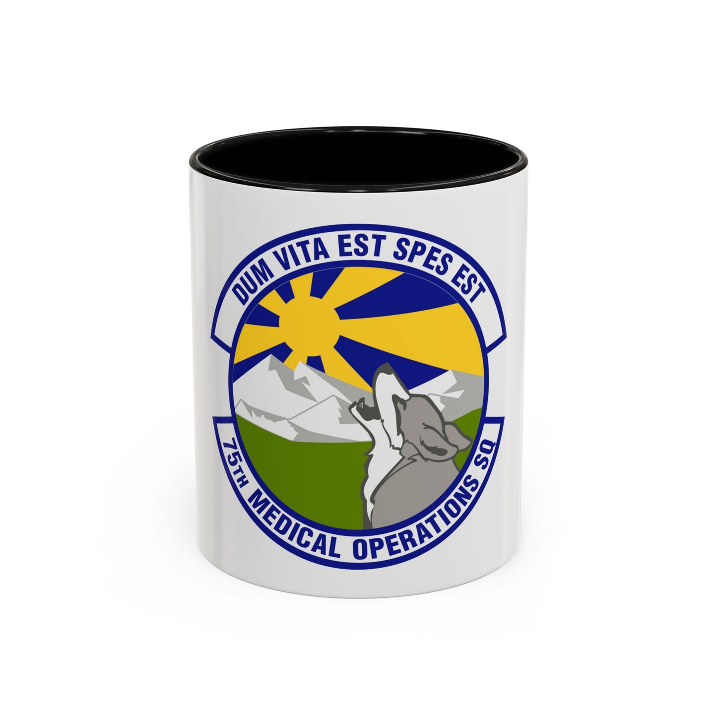 75th Medical Operations Squadron (U.S. Air Force) Accent Coffee Mug