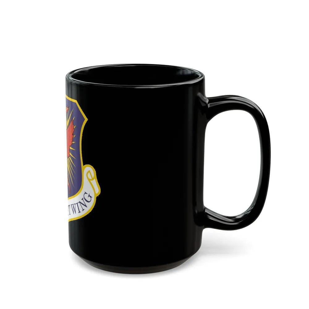 302d Airlift Wing (U.S. Air Force) Black Coffee Mug-Go Mug Yourself