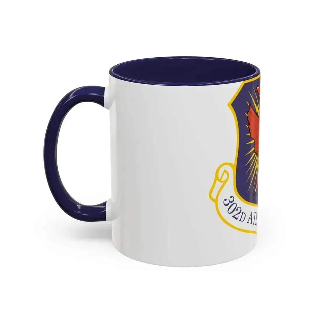 302d Airlift Wing (U.S. Air Force) Accent Coffee Mug - Go Mug Yourself