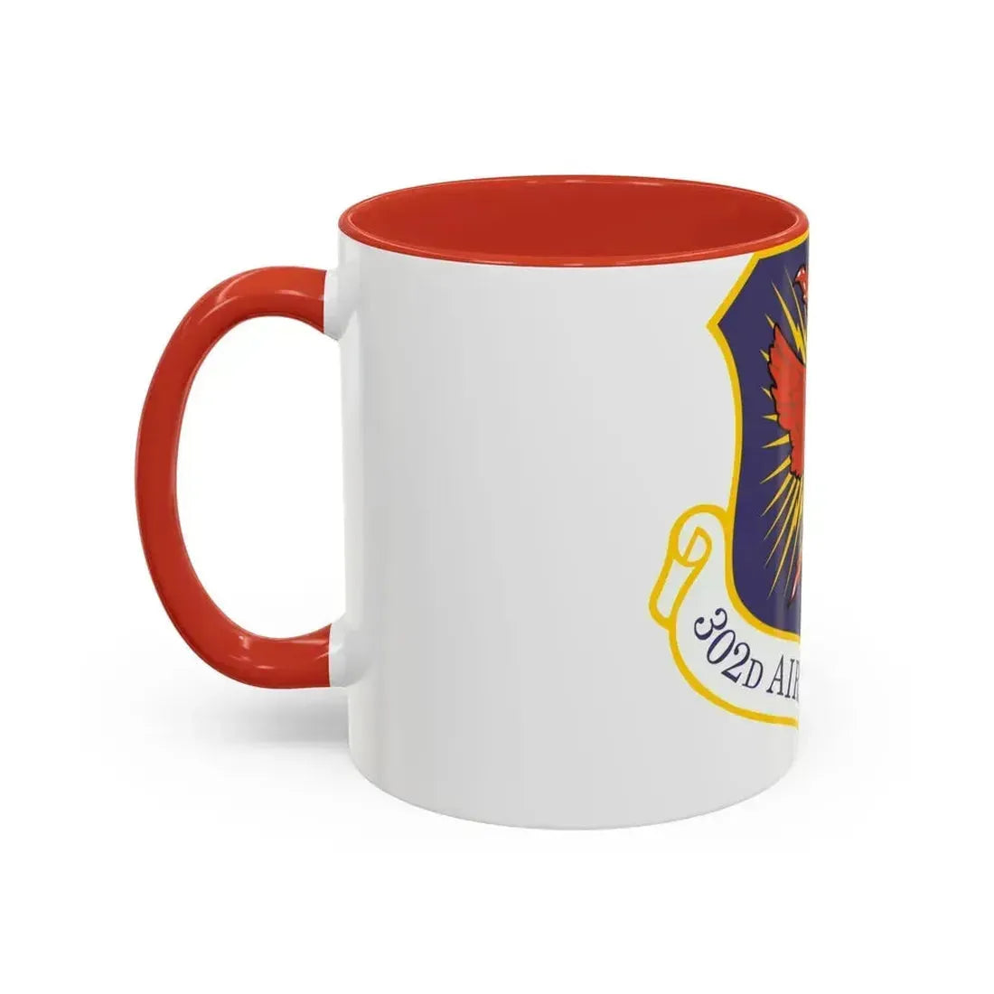 302d Airlift Wing (U.S. Air Force) Accent Coffee Mug - Go Mug Yourself