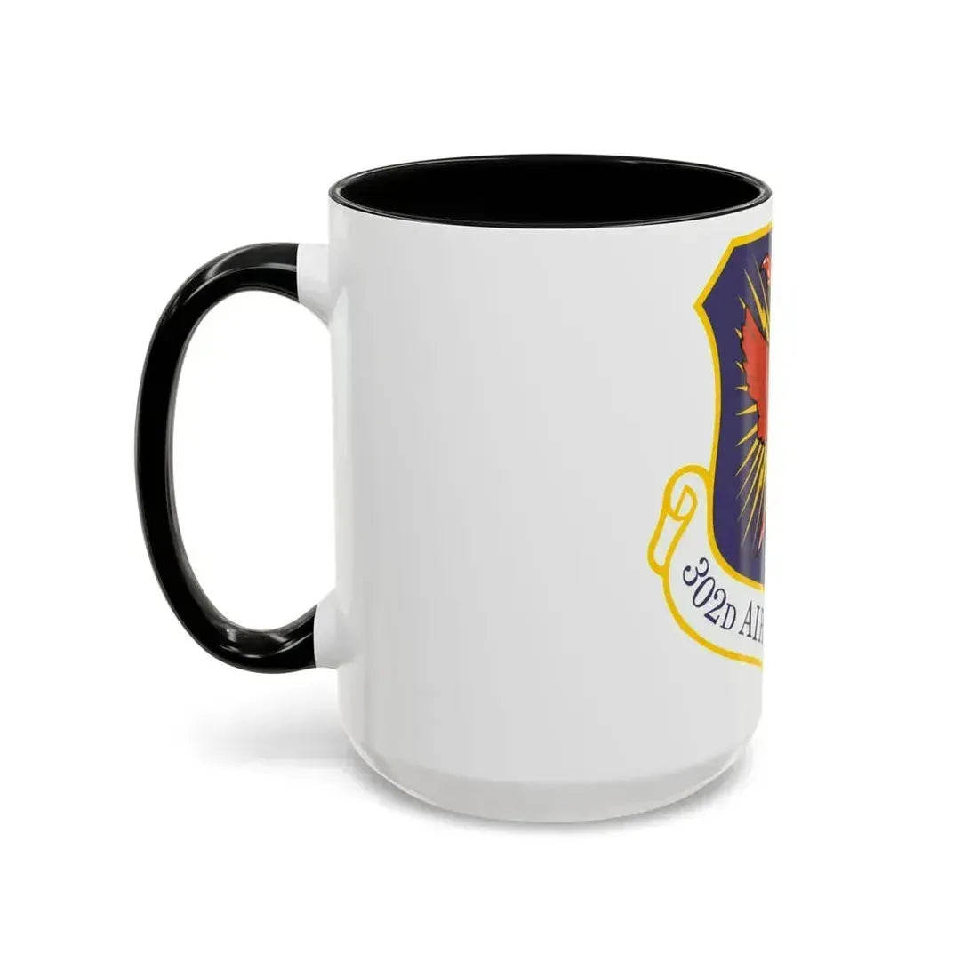 302d Airlift Wing (U.S. Air Force) Accent Coffee Mug - Go Mug Yourself
