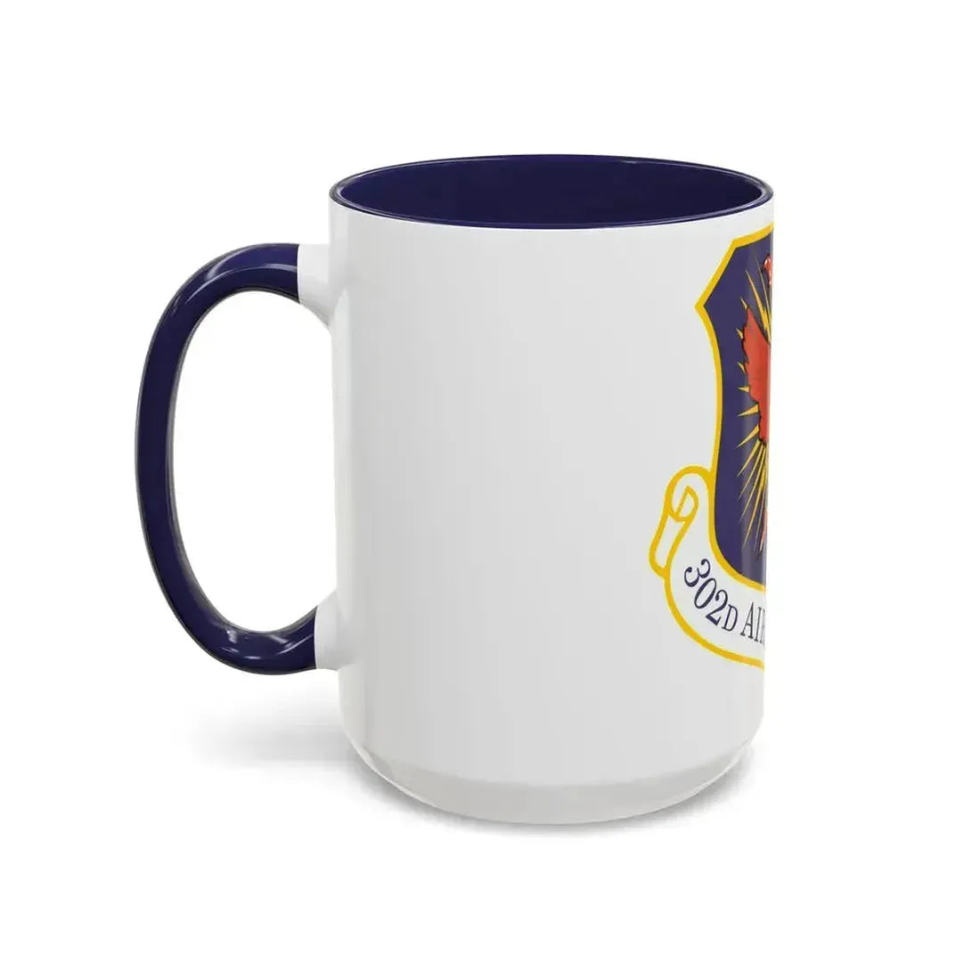 302d Airlift Wing (U.S. Air Force) Accent Coffee Mug - Go Mug Yourself