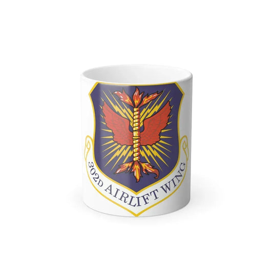302d Airlift Wing (U.S. Air Force) Color Changing Coffee Mug 11oz - Go Mug Yourself